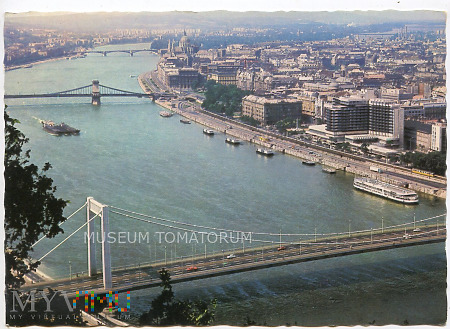 Duże zdjęcie Budapest - Most Elżbiety - 1974