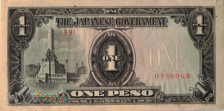 Filipiny - 1 peso (1943)