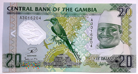 GAMBIA 20 dalasis 2014