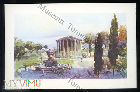Roma - Tempio di Vesta - Świątynia Westy -1920-te