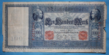 100 Mark 1910