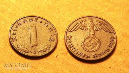 Duże zdjęcie Moneta Reichspfennig 1939