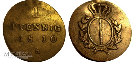 1 pfennig 1810