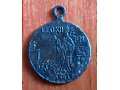 Stary medalik z papieżem Leonem XIII z1901 r. nr.1