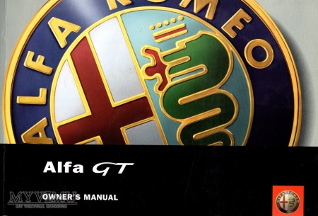 Alfa Romeo GT. Instrukcja obsługi z 2003 r.