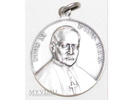 Duże zdjęcie Medal Pius XI srebro