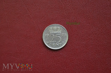 Duże zdjęcie Moneta holenderska: 25 cent
