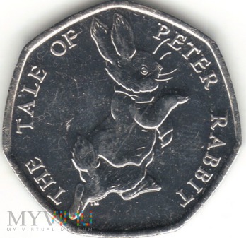50 PENCE 2017 THE TALE OF PETER RABBIT