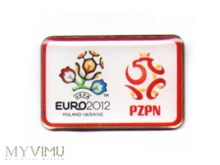 biała odznaka PZPN - EURO 2012 (oficjalna)