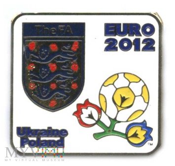 odznaka Anglia - EURO 2012 (seria nieoficjalna)