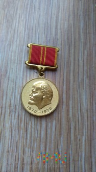 medal w upamiętnieniu 100 urodzin lenina