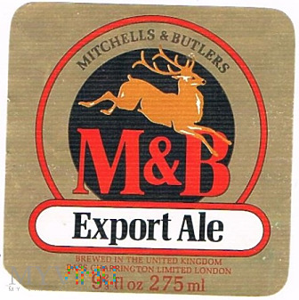 mitchells & butlers brewery m&b export ale