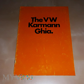 Prospekt Volkswagen Karmann Ghia 1972