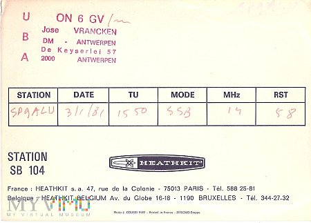 Belgia-ON6GV-1981.a