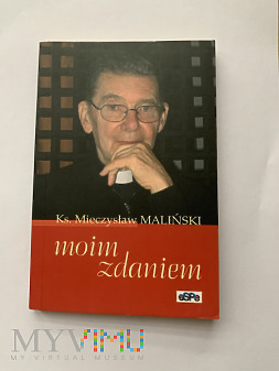 Książka z podpisem ks.Mieczysława Malińskiego