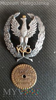Odznaka Katedry Taktyki Ogólnej KTO Nr:021