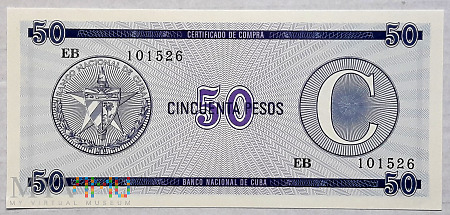 Kuba 50 pesos 1988
