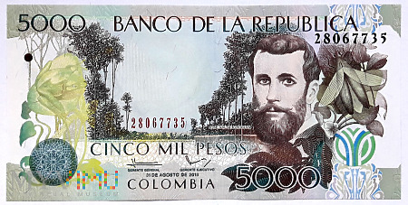 Duże zdjęcie Kolumbia 5000 pesos 2013