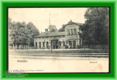 OTŁOCZYN Ottlotschin, Dworzec kolejowy