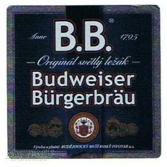 original světly ležák budweiser bürgerbräu