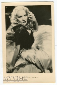 Marlene Dietrich Łotwa Pocztówka Latvia postcard