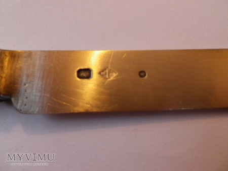 Herb Pilawa- nóż srebro