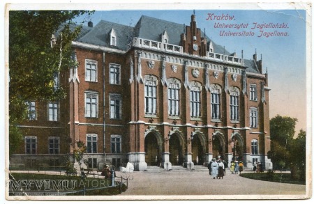 Kraków - Uniwersytet - Collegium Novum - 1913