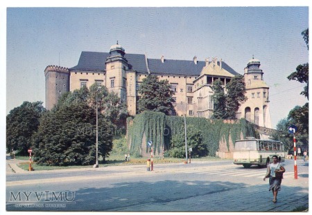 Kraków - Wawel od wschodu - 1985
