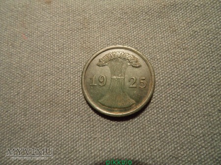 2 Reichspfennig z 1925r.