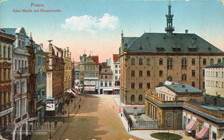 Stary Rynek z budynkiem Odwachu w Poznaniu