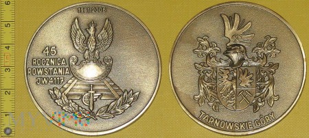 Medal kolejowy - wojskowy JW 4117 Tarnowskie Góry