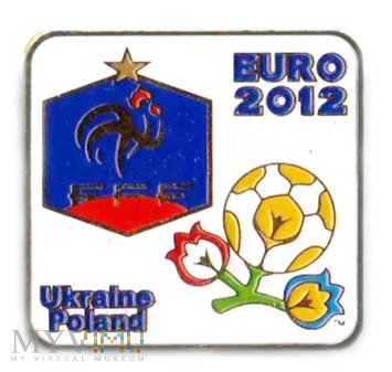 odznaka Francja - EURO 2012 (seria nieoficjalna)