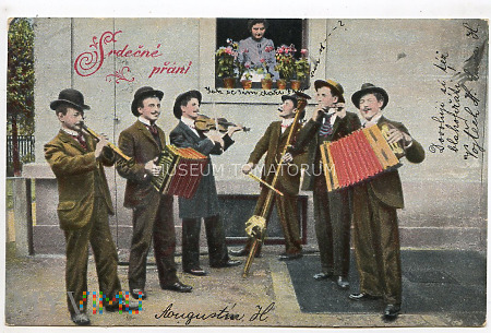 Duże zdjęcie Serdeczne życzenia - 1906