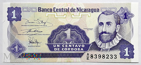 Nikaragua 1 centavo 1991
