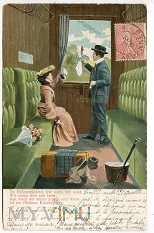 Duże zdjęcie W wagonie - 1903