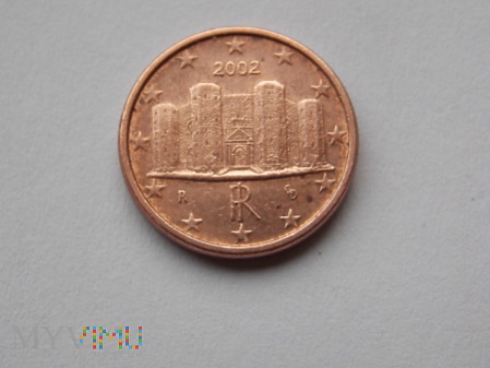 1 EURO CENT 2002 - WŁOCHY