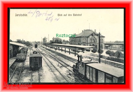 JAROCIN Jarotschin Dworzec kolejowy