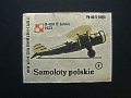 Etykieta - Samoloty polskie R-XIII D Lublin 1932