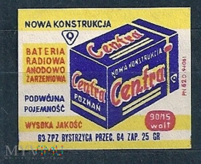 Centra Bateria Radiowo Anodowo Żarzeniowa.3.1963.B