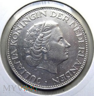 Duże zdjęcie 2½ guldena 1963 r. Holandia
