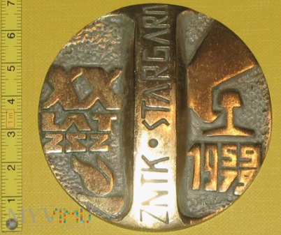 Medal kolejowy - firmowy ZSZ ZNTK Stargard