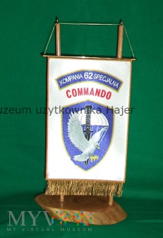 Duże zdjęcie 62 Kompania Specjalna Commando - proporczyk