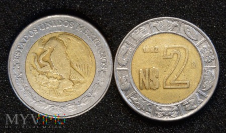 Meksyk, 2 Peso 1992