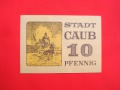 Notgeld Stadt Caub 10 Pf.1921 rok