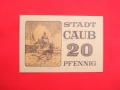 Notgeld Stadt Caub 20 Pf.1921 rok