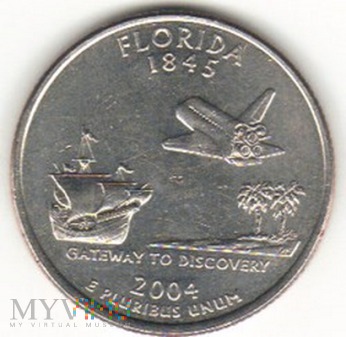Duże zdjęcie 0,25 DOLLAR 2004 FLORIDA D