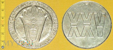 Medal kolejowy - sportowy Central. Spartakiady Kol