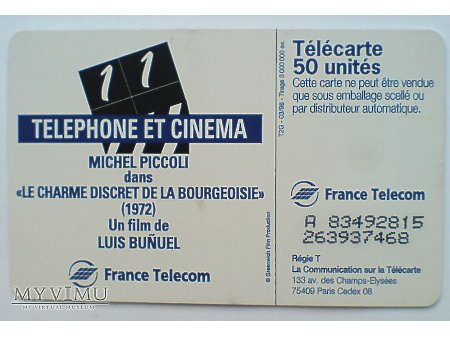 Michel Piccoli Luis Buñuel Karta telefoniczna 1998