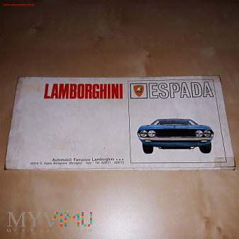 Prospekt Lamborghini Espada 1968