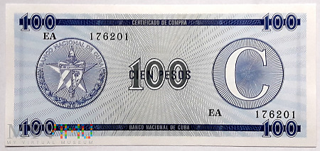 Kuba 100 pesos 1988